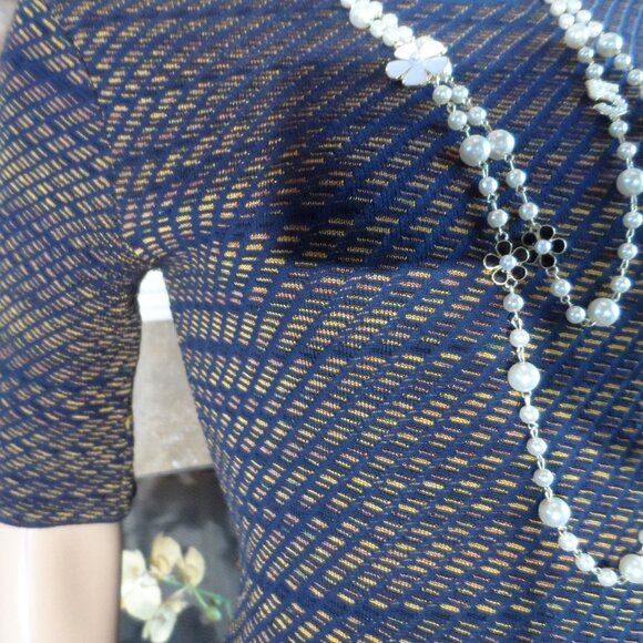 M Missoni Black & Copper Metallic Knit Pleated Dress – IT 42 / US 6 - Picture 10 of 16